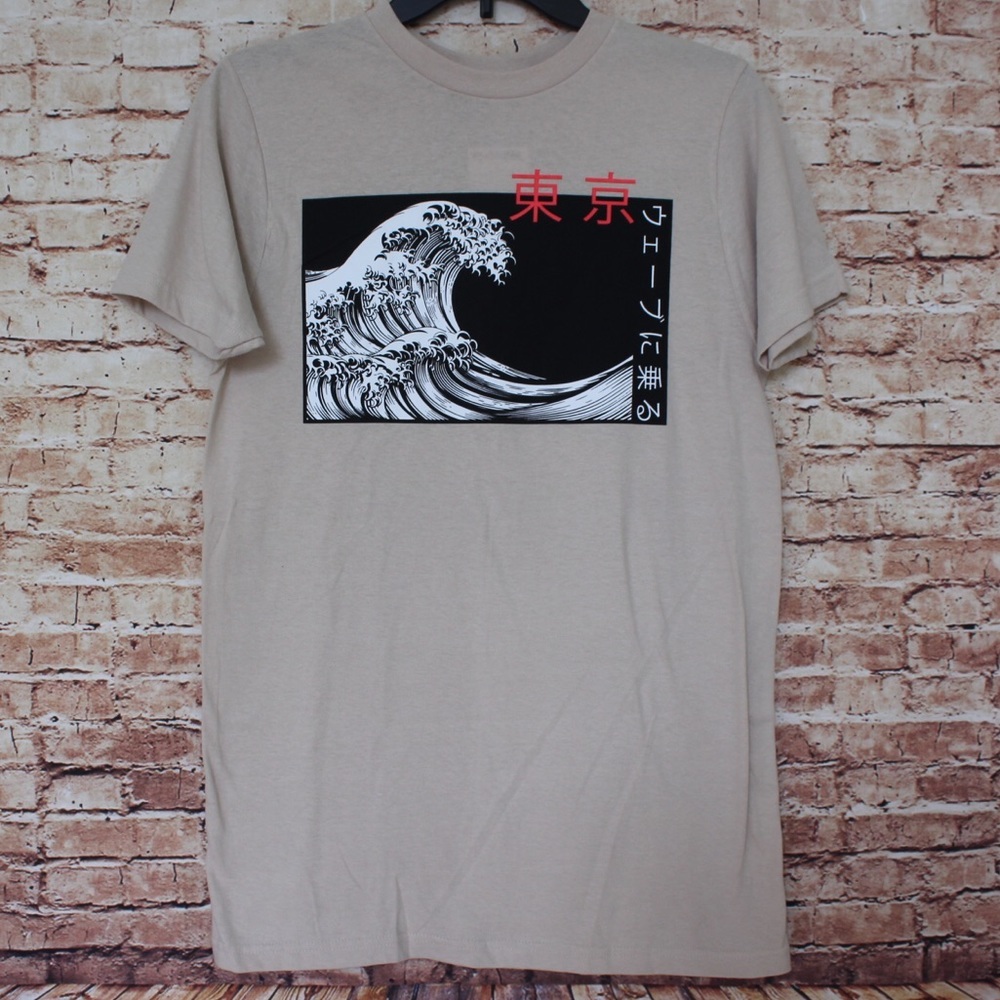 Artist Union | Waves of Kanagawa Asian Style Tee